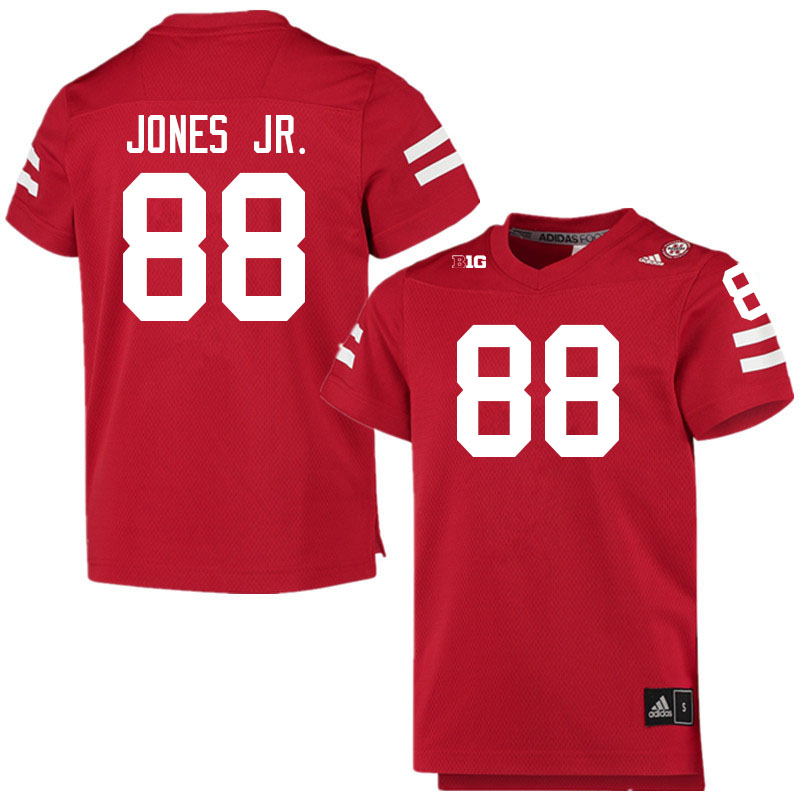 Men #88 Victor Jones Jr. Nebraska Cornhuskers College Football Jerseys Sale-Scarlet